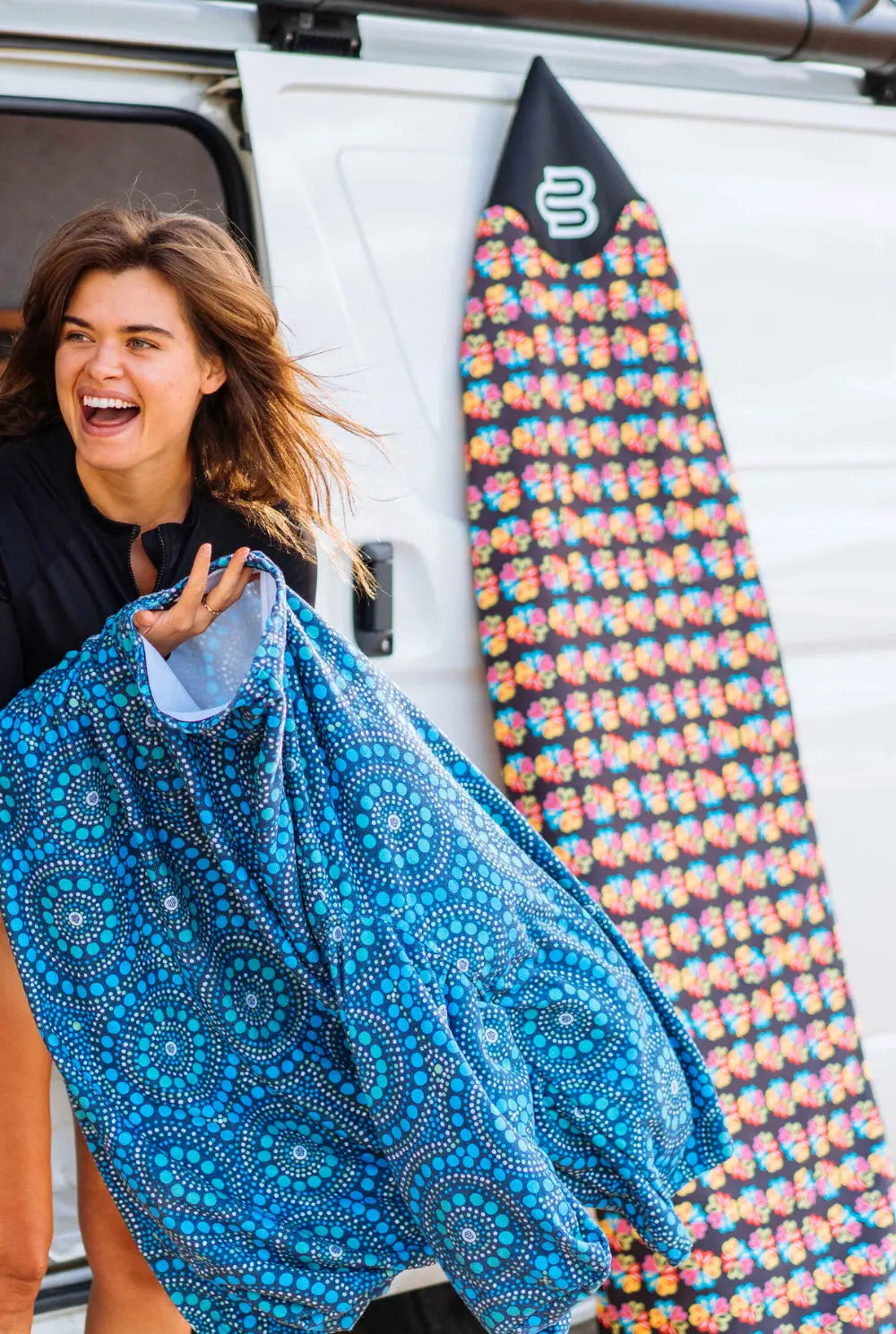 Alien Flower love Boardsox® Custom Fit Big Wave Gun Cover BoardSox