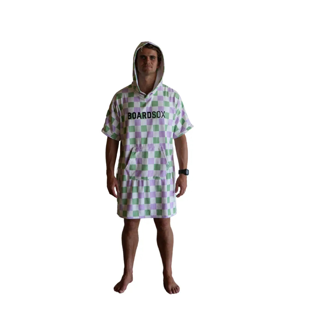 The Alana Check- Boardsox Hooded Towel + Surf Poncho BOARDSOX®