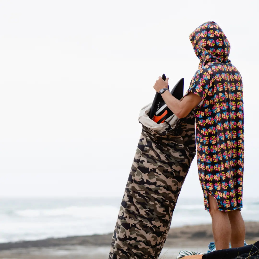 Alien Flower Love - Hooded Towel BOARDSOX®