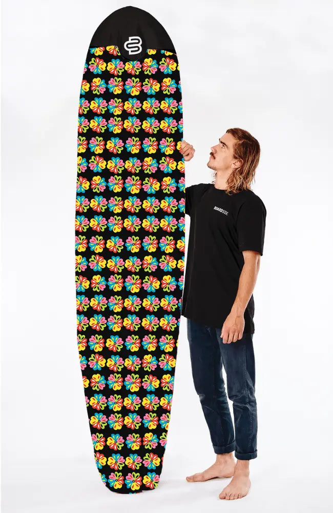 Alien Love Flower - Longboard - Boardsox Canvas Surfboard Cover - BOARDSOX®BoardSox Surfboard Cover
