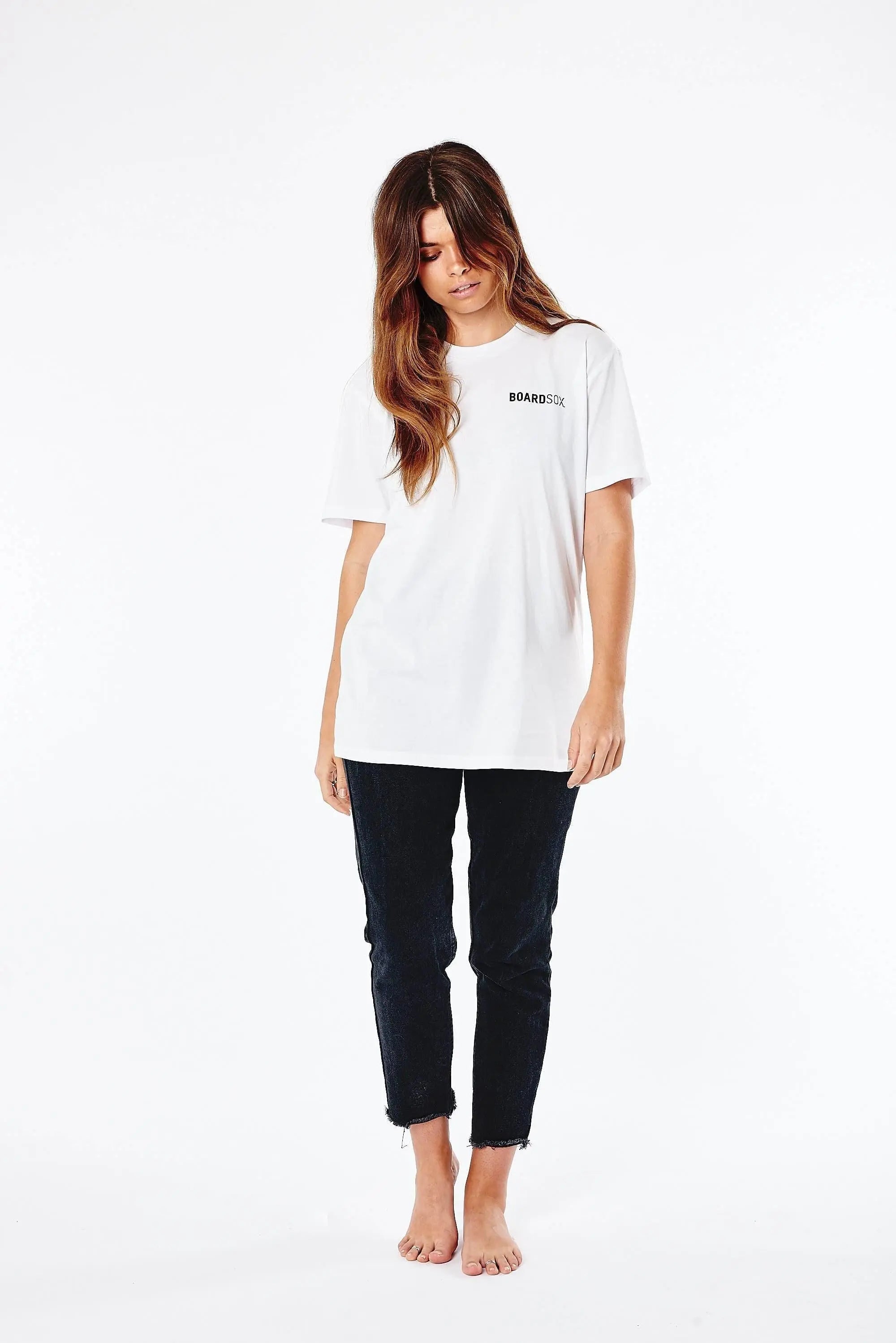 Boardsox® White T-Shirt unisex BoardSox