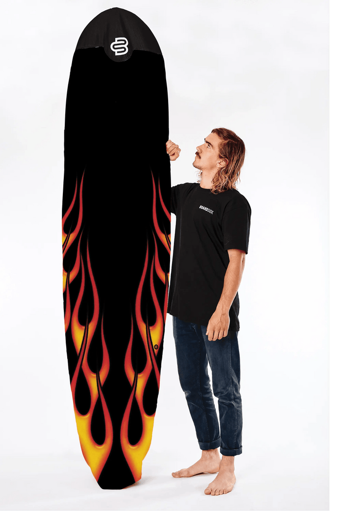 Flames Longboard Cover
