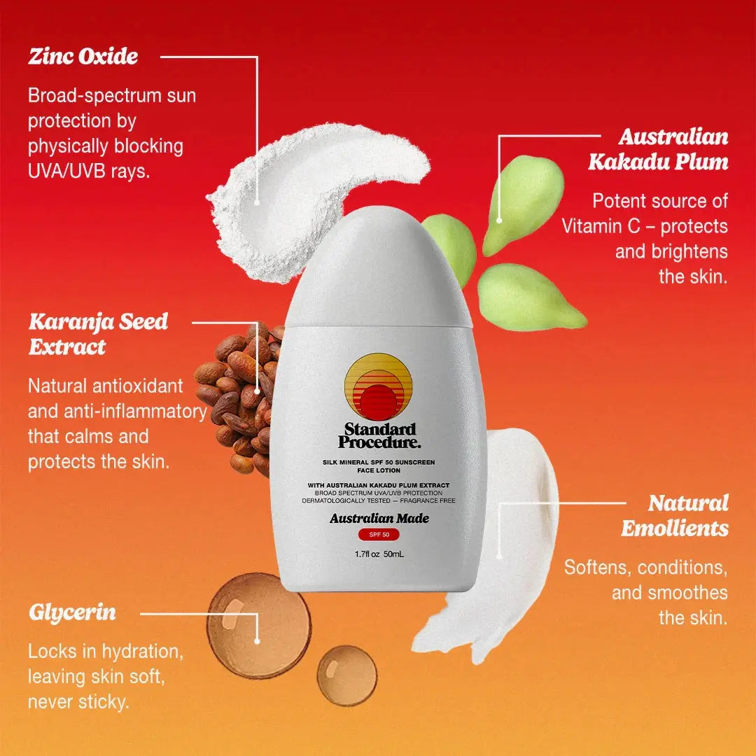 Standard Procedure - Silk Mineral SPF 50 Sunscreen - 50ml BOARDSOX® Australia