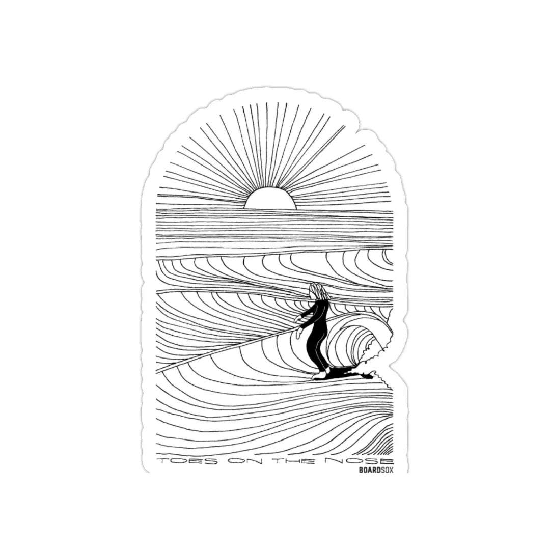 Toes on the Nose - Boardsox Sticker - BOARDSOX®