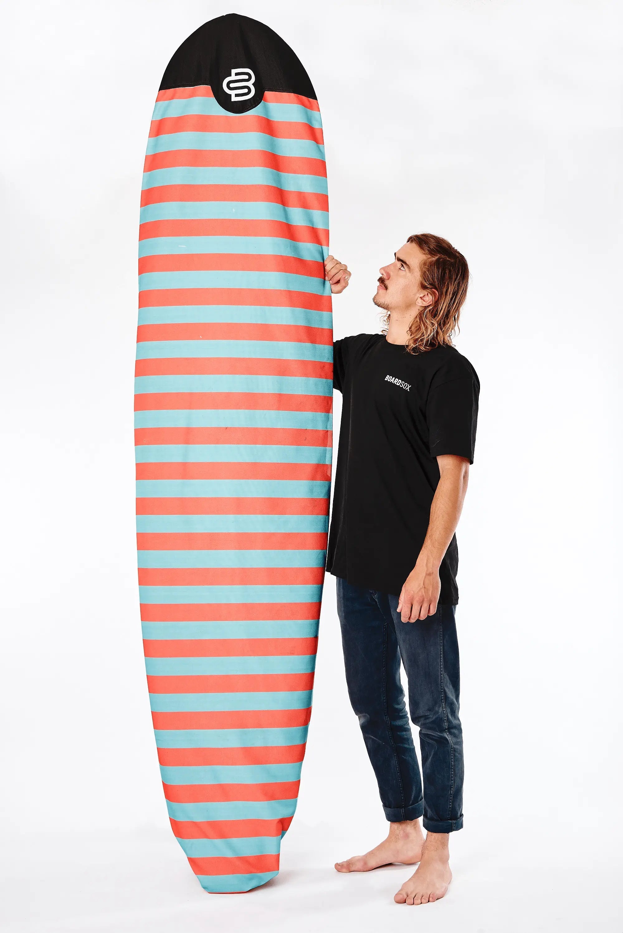 Wingnut Stripes Boardsox® Long Surfboard Sock - BOARDSOX®BoardSox Surfboard Cover