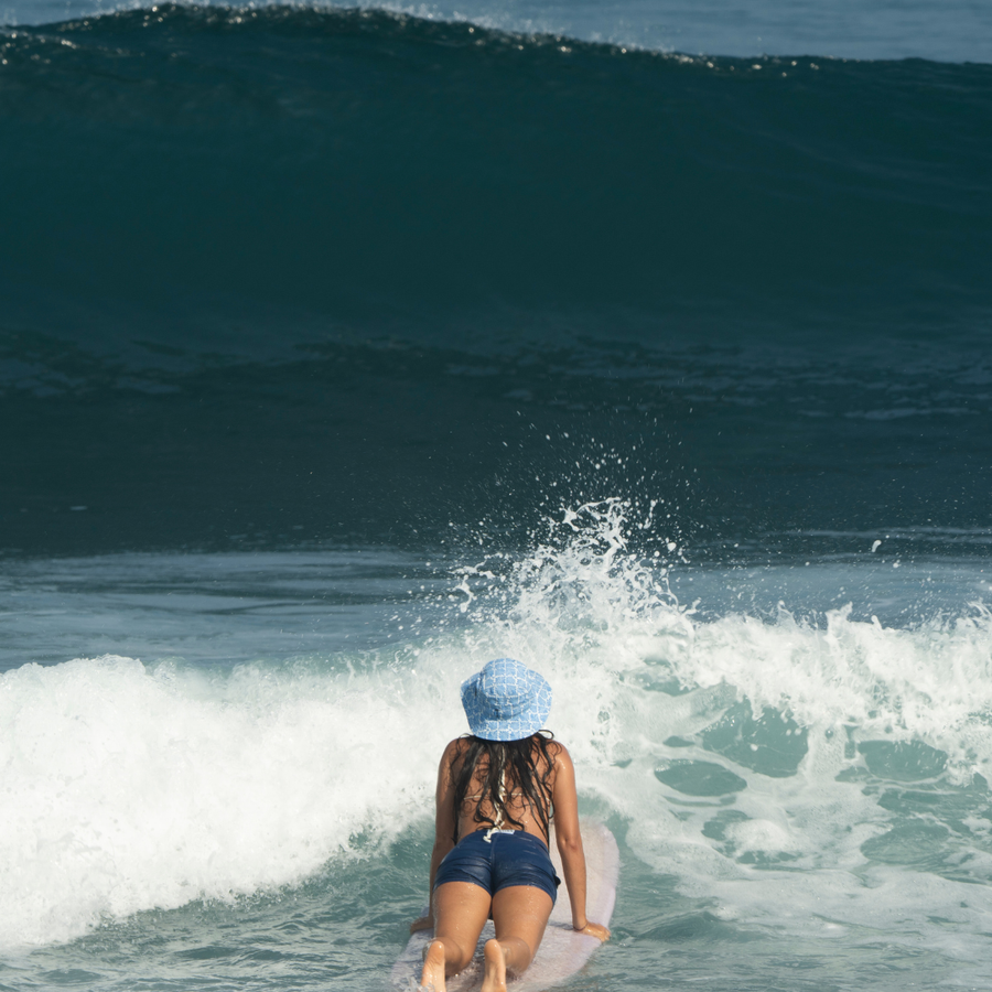 Lara Blue Boardsox Surf Hat