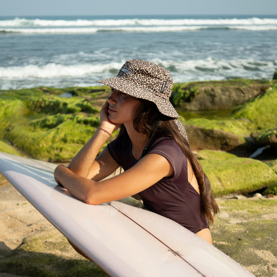 Jaxie Leopard Surf Bump Hat