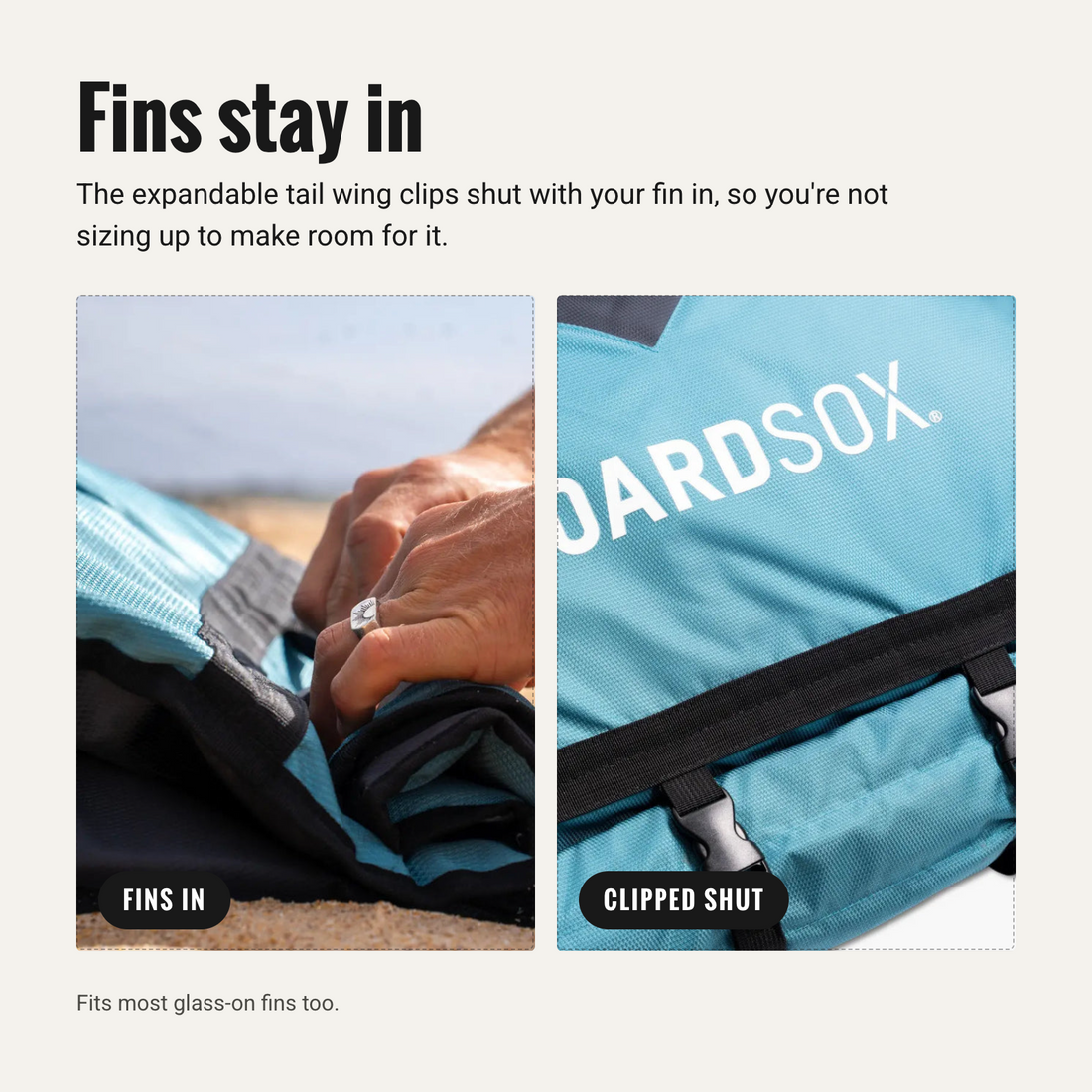 Boardsox Zipperless Fish/Fun Surfboard Cover