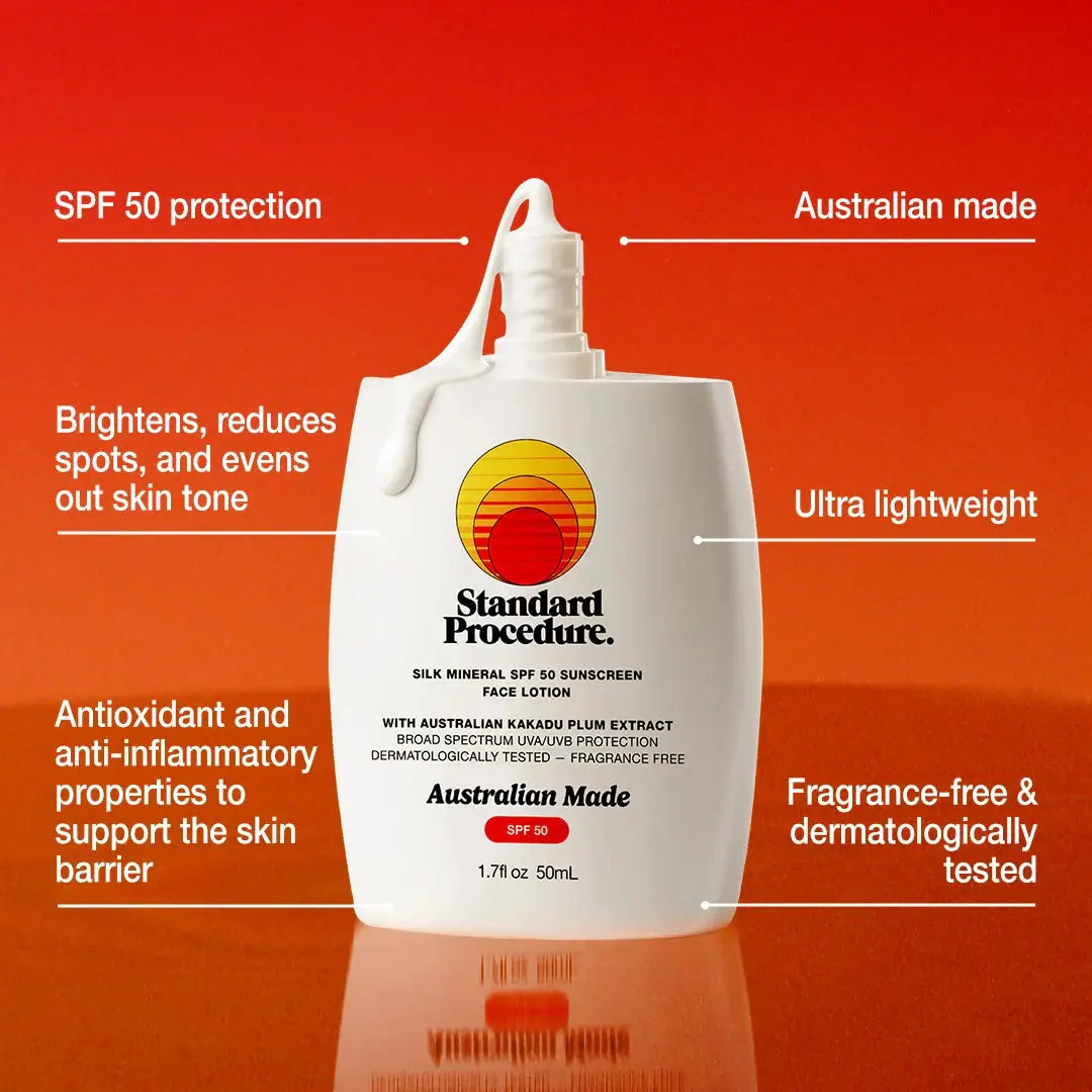 Standard Procedure - Silk Mineral SPF 50 Sunscreen - 50ml BOARDSOX® Australia