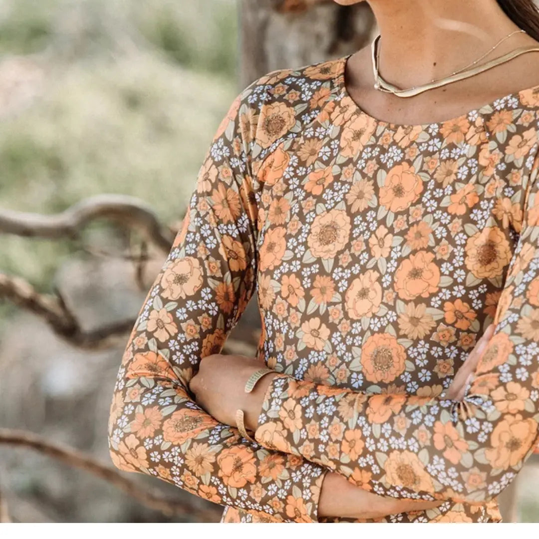 Onezie In Retro Blossom - Soulti Ladies Swimwear BOARDSOX® Australia