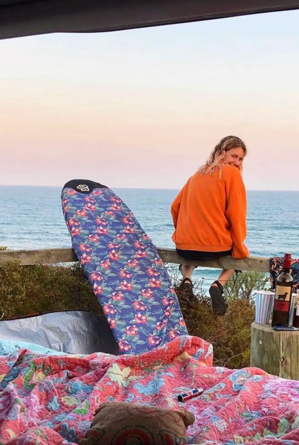 Hawaiian -  Boardsox Canvas Surfboard Cover – Mid length Surfboard   - BOARDSOX®BoardSox Surfboard Cover