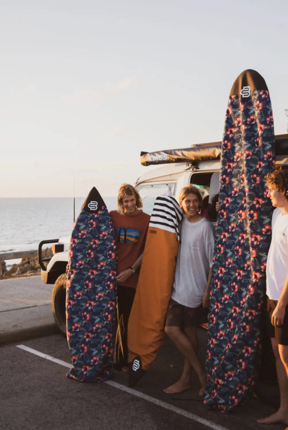 Hawaiian -  Boardsox Canvas Surfboard Cover – Mid length Surfboard   - BOARDSOX®BoardSox Surfboard Cover