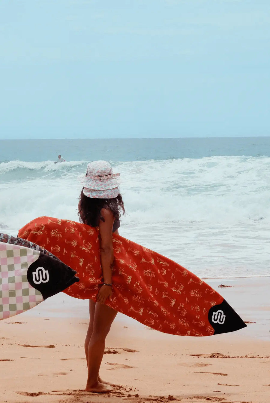 Hula Lula shortboard cover, wax and water resistant on both faces