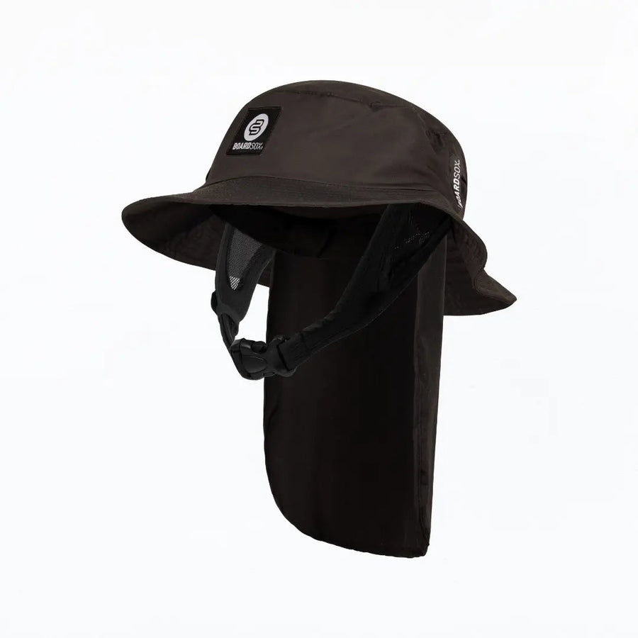 Kids Black Boardsox surf hat