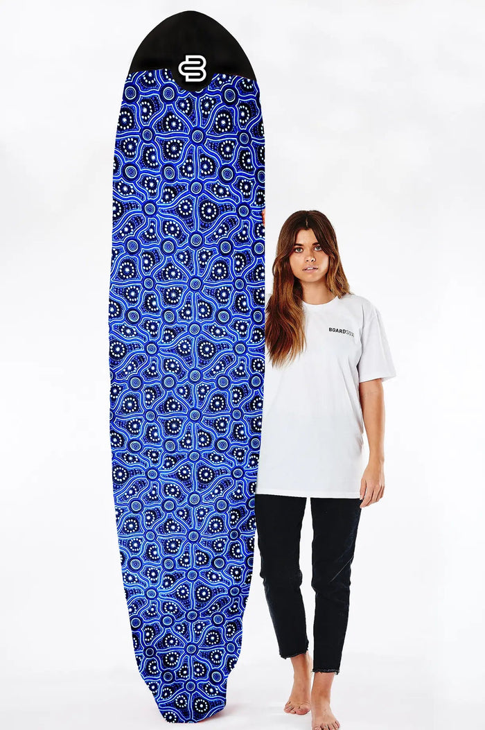 Saltwater Dreamtime Longboard Cover