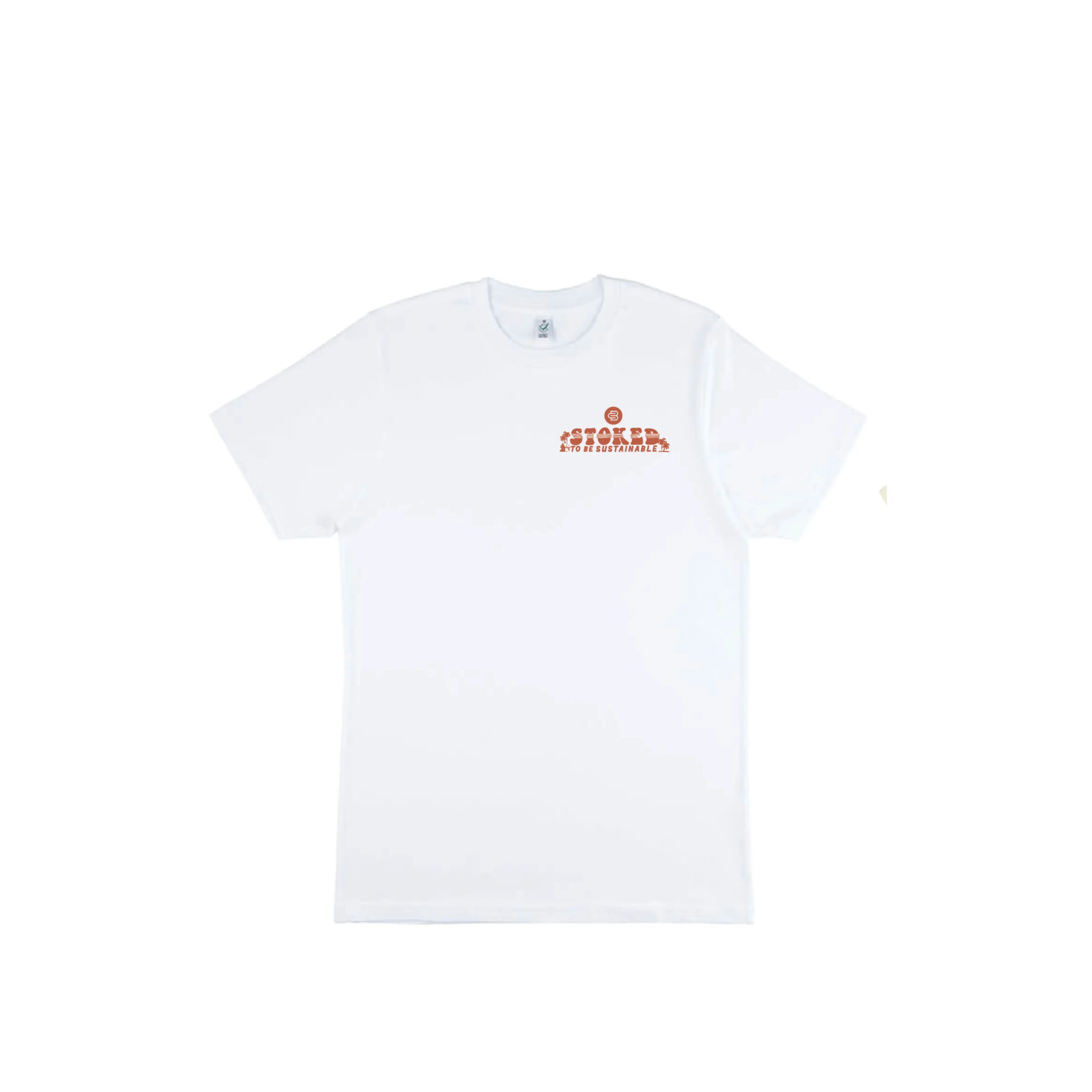Stoked to Be Sustainable” T-Shirt | Retro Eco Surf Tee Australia - BOARDSOX®Clothing